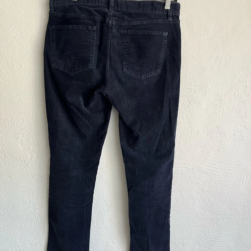 J. Crew Woman Navy City Fit Cotton Pant, Size 28R